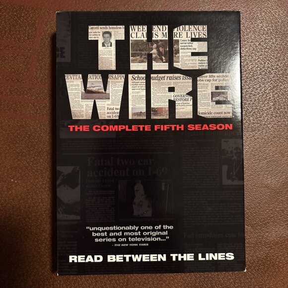 The Wire - The Complete Fifth Season (DVD, 2008, 4-Disc Set) - Picture 1 of 3